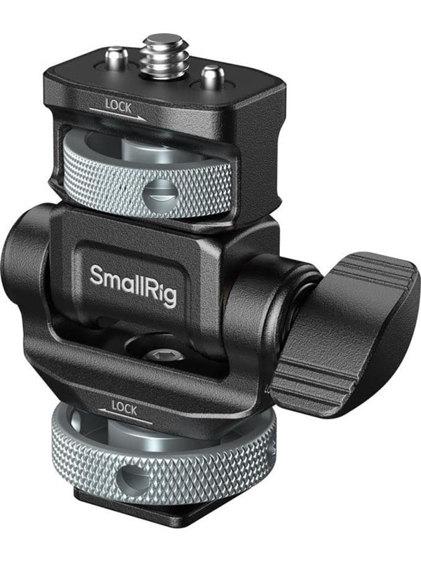 SmallRig 6313 Monitor Support for Horizontal  Vertical Shooting with Cold Shoe Mount