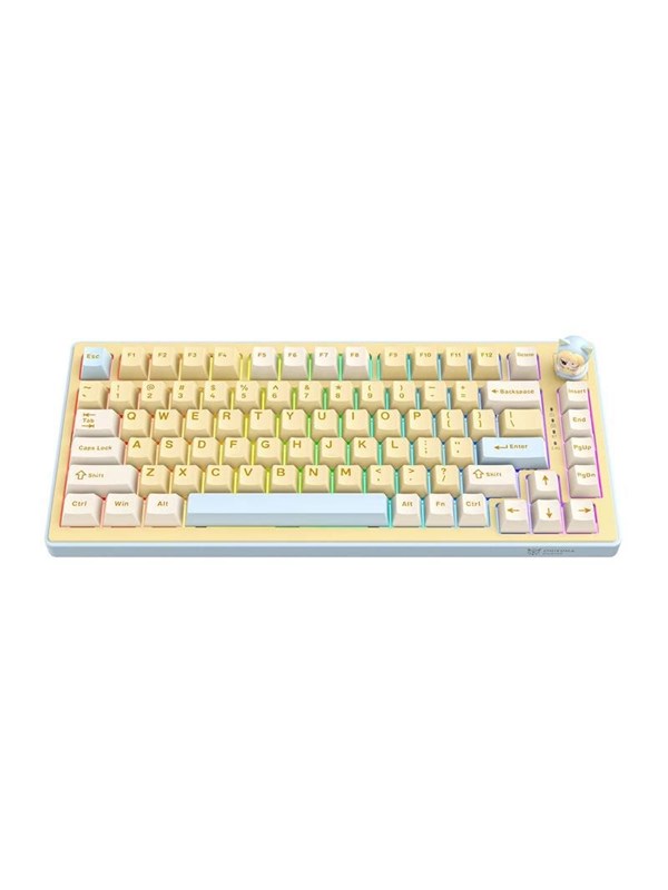 ONIKUMA Onikuma MT707 Gaming-Tastatur Gelb - Gelb