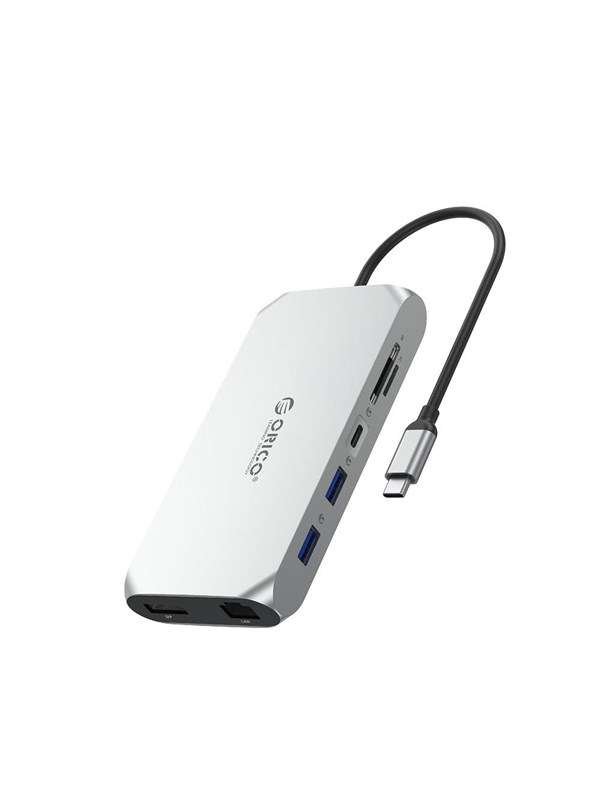 ORICO XCR 12in1 USB-C Docking Station USB-Hubs - silber