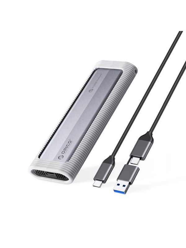 ORICO AXM2S-G2-V1 M2 NVMENGFF USB-CUSB-A to USB-C 6Gbs  10Gbs Disk Caddy - Gray