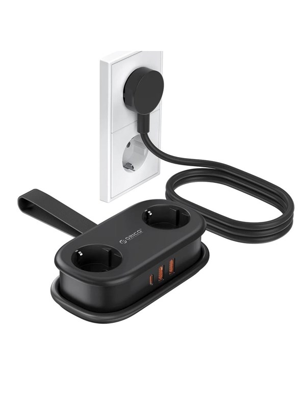 Steckdosenleiste Orico AP3 5 Steckplätze USB-A USB-C mit integriertem Schutz