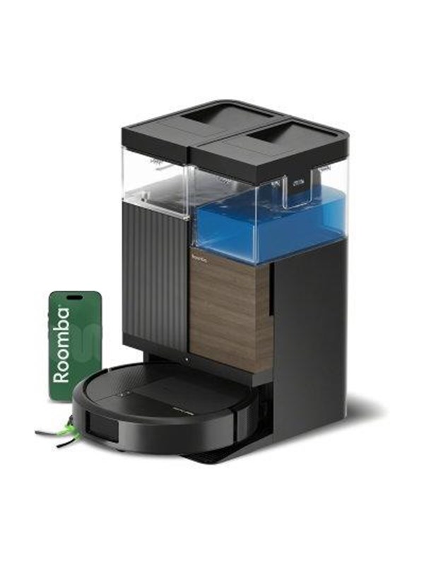 Saugroboter mit Wischfunktion iRobot Roomba Plus 575 Combo mit AutoWash™ Basis Navigation LiDAR 25.000 Pa