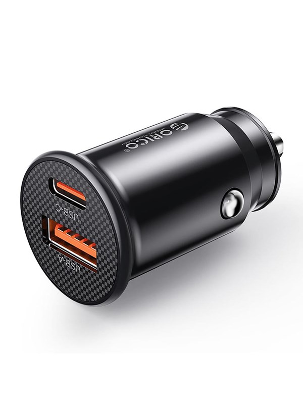 ORICO PowerMini 30W USB-C  USB-A Car Charger - Black
