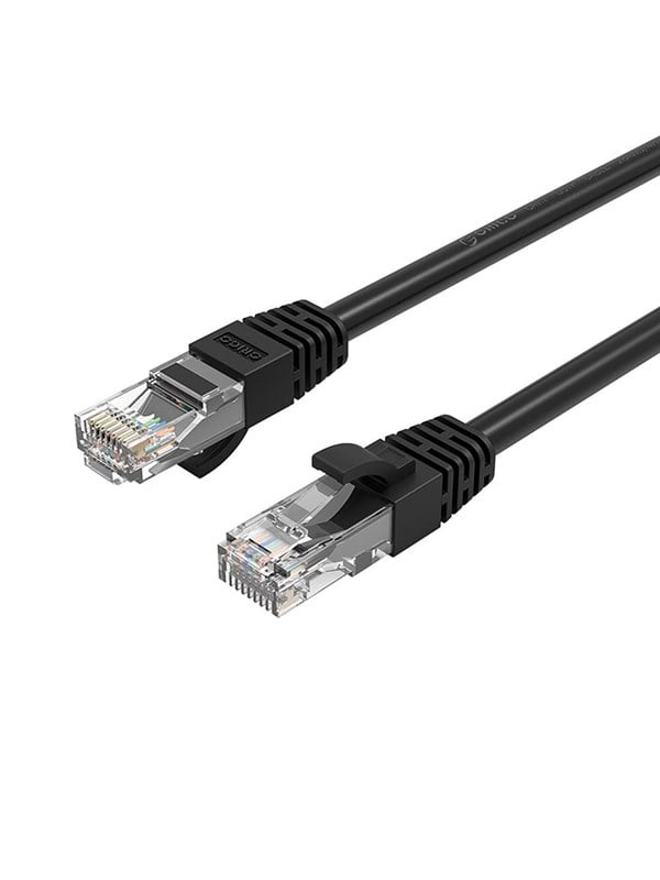 ORICO PUG-C6 CAT6 1000Mbps RJ45 Ethernet Network Cable Internet LAN Round 15m - Black
