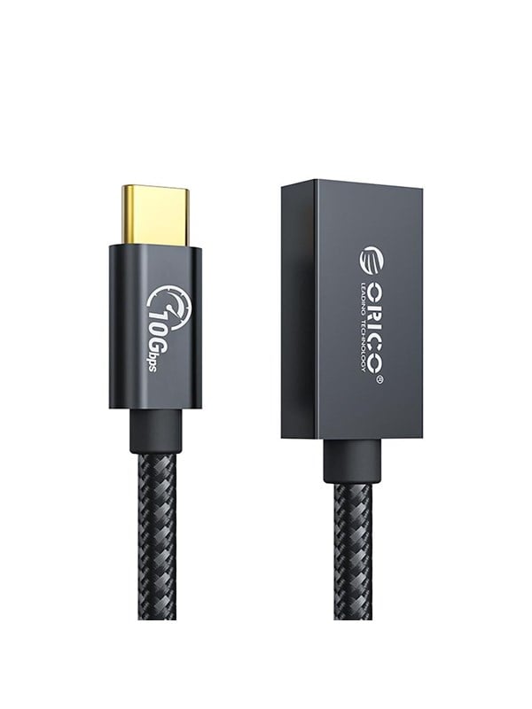 ORICO CAF31 USB-C - USB-A 31 Gen 2 10Gbps 30cm OTG adapter - black