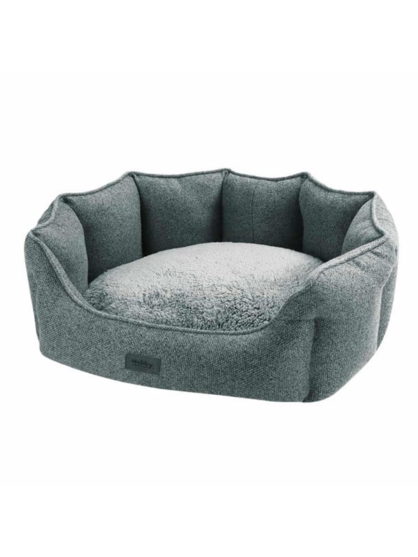 Nobby Komfort seng oval ANDA 86 x 70 x 24 cm Grå