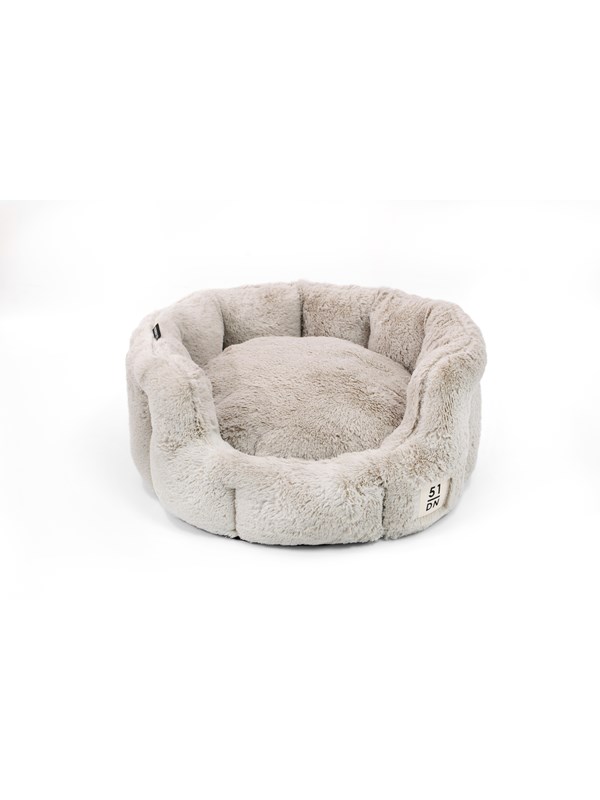 51 Degrees North 51 - Supersoft - Round Softbed - Light Grey - M: 5