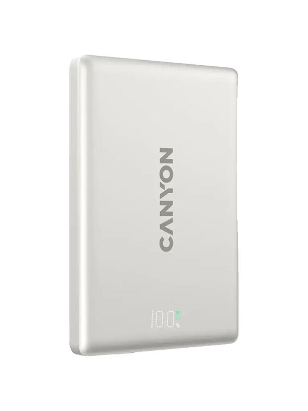 Canyon OnPower 500 MagSafe Powerbank 5000mAh Beig - 5000 mAh