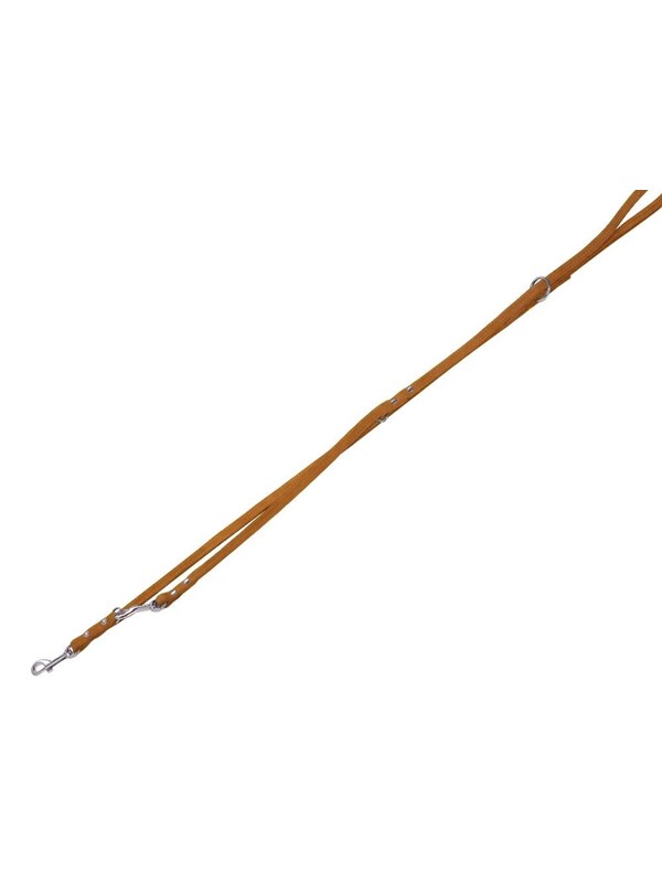 Nobby Dressurleine TABIL 200 cm 14 mm Cognac