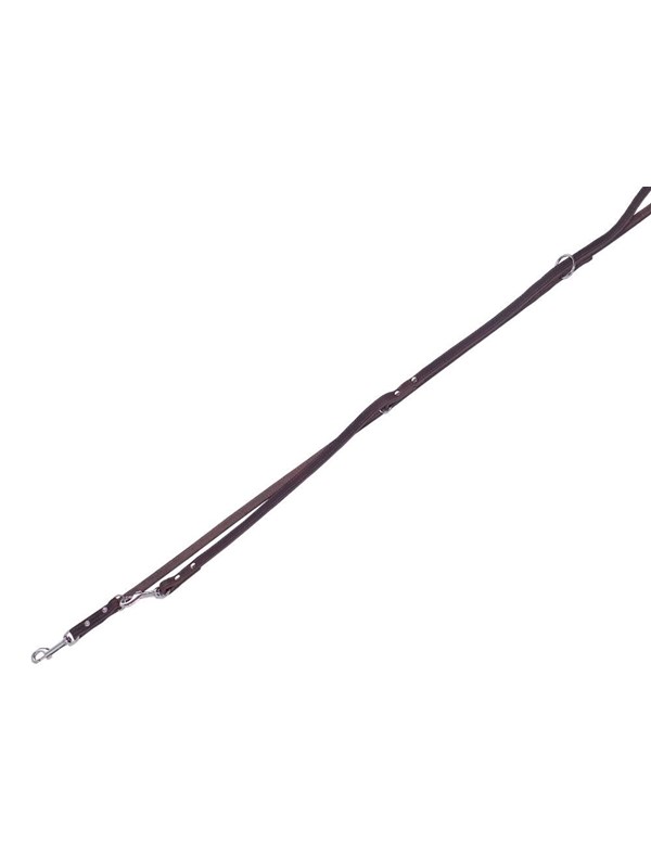 Nobby Dressurleine TABIL 200 cm 14 mm Braun