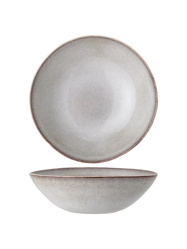 Servierschale Sandrine Ø32 x H10cm grau