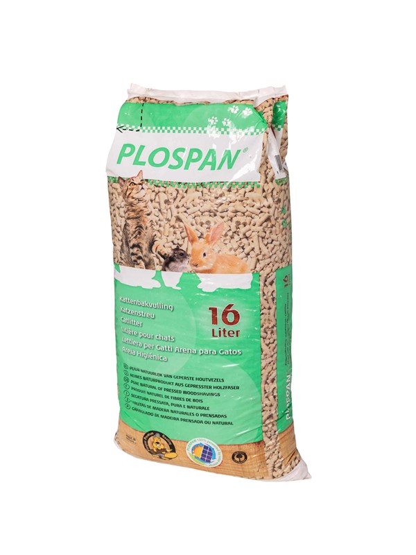 Plospan Einstreupellets fr Katzen 16 Liter - 10 kg