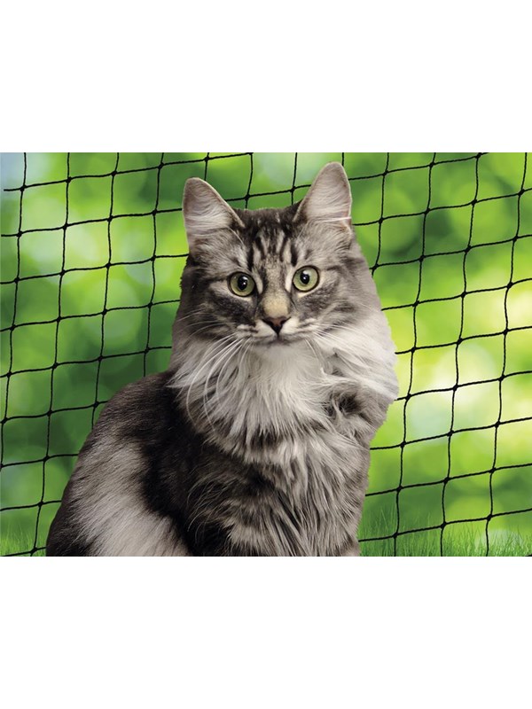 Katzenschutznetz schwarz Größe S 2 x 3 m