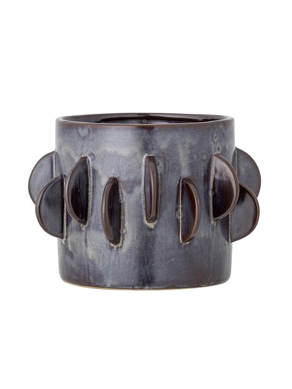 Roza Flowerpot Grey Stoneware (82060456)