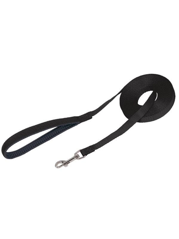 Nobby Flache Schleppleine, Schwarz 10 m