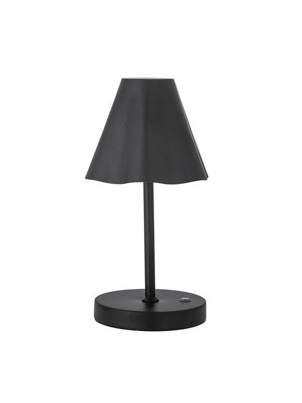 Bloomingville Lianna Tragbare Lampe, Wiederaufladbar, Schwarz, Eisen