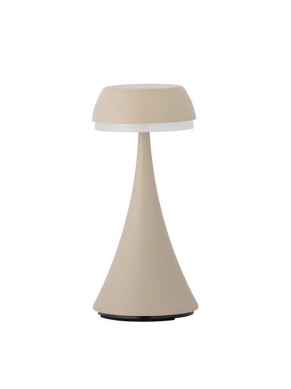 Bloomingville Pepple Tragbare Lampe Wiederaufladbar Natur Aluminium