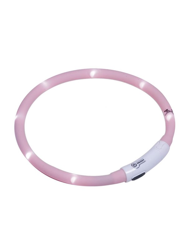 Nobby LED-Halsband Puppy pink  45 cm