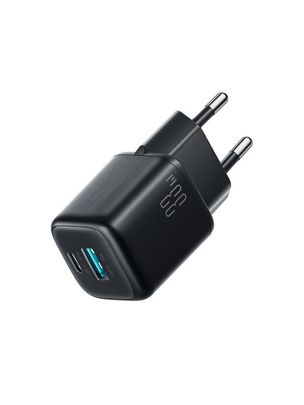 Netzladegerät Joyroom JR-TG7, 33W, 3A, 1 x USB-A - 1 x USB-C, Schwarz