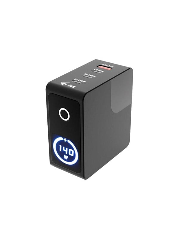 I-Tec 140W Intelligent Multiport Usb-C Ladegerät-/Netzteil, 3X Usb-C, 1X Usb-A, Touch-Display, Pd 3.1 Charger-Intg140w - Bild 3
