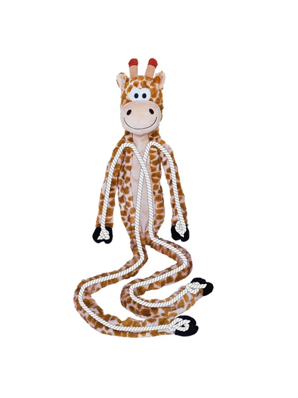 Giraffe XL - 113 cm lang Plüschspielzeug für Hunde 1 St