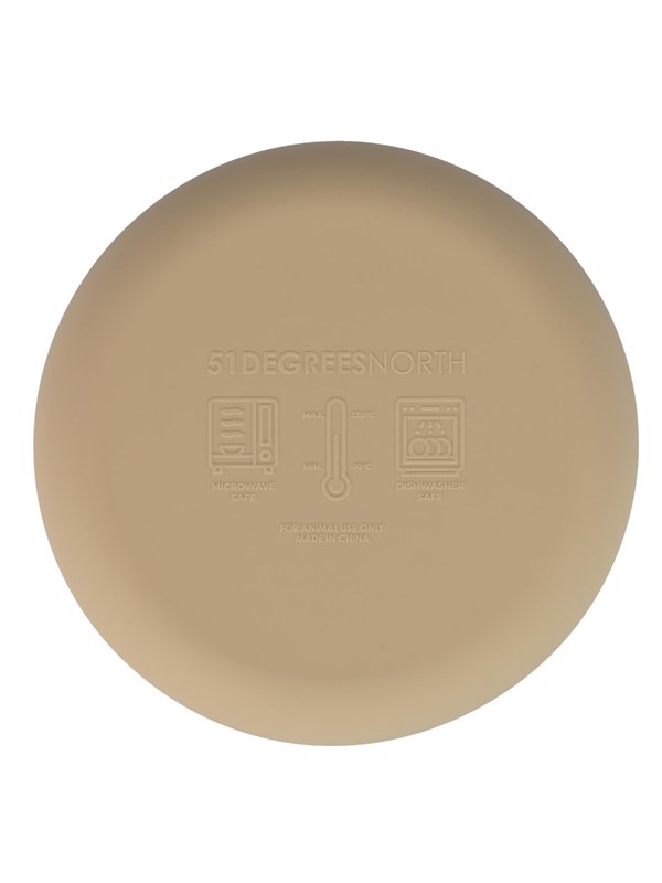 51 Degrees North 51 - Sili Bowl - Cat Bowl - Sand - 300ml