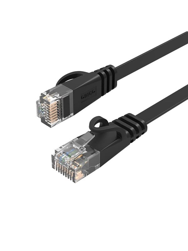 ORICO PUG-C7B CAT7 10Gbps RJ45 Ethernet Network Cable Internet LAN Flat 8m - Black