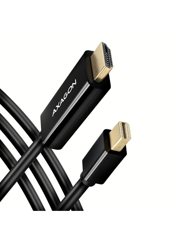 Axagon RVDM-HI14C2 Mini DisplayPort -> HDMI 1.4 Kabel 1.8m, 4K/30Hz