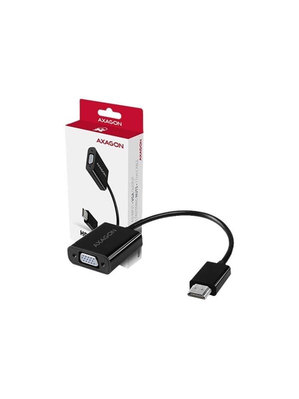 AXAGON Adapter - HDMI VGA - 17 cm