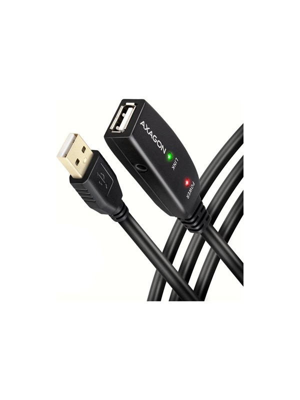 Axagon Usb-Kabel - Adr-205 - 5 M - Usb 2.0 - Usb-A-Stecker - Schwarz - Bild 4