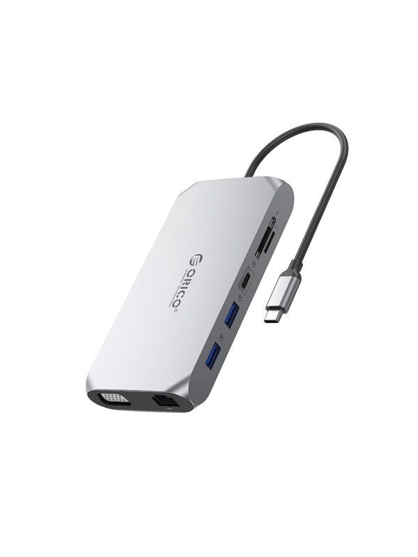 ORICO XCR 12in1 USB-C Docking Station USB-Hubs - USB 31 - 12 - Grau