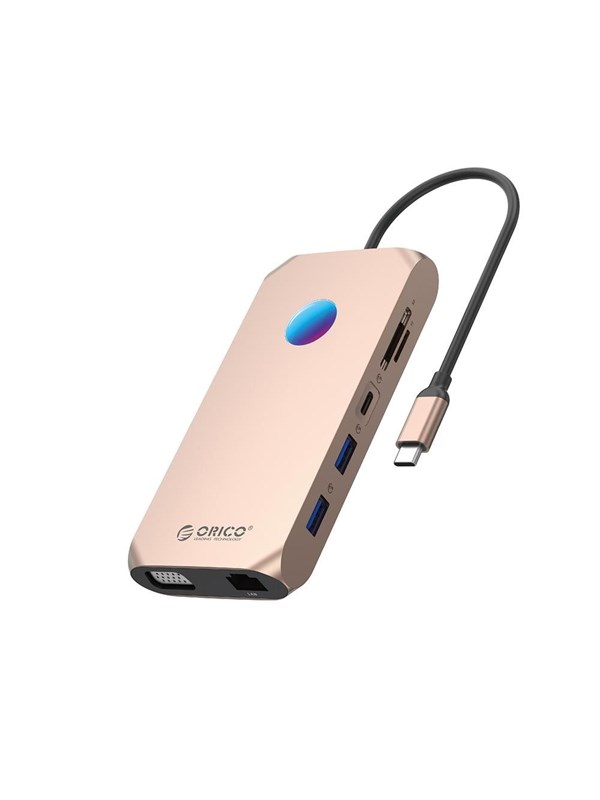 ORICO XCR 12in1 RGB USB-C Docking Station USB-Hubs - USB 31 - 12