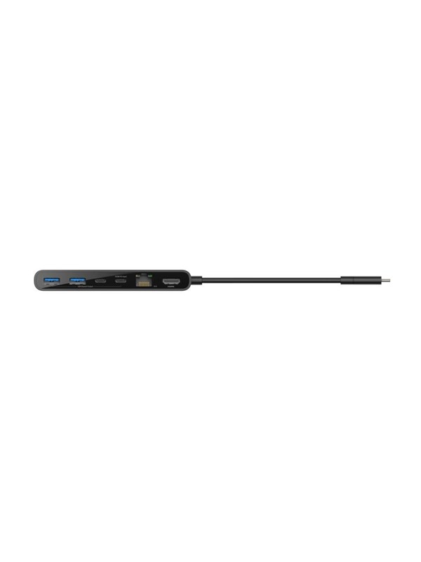 Belkin Belkin Connect 8-in-1 USB-C Hub mit Dual USB-C Ports - schwarz
