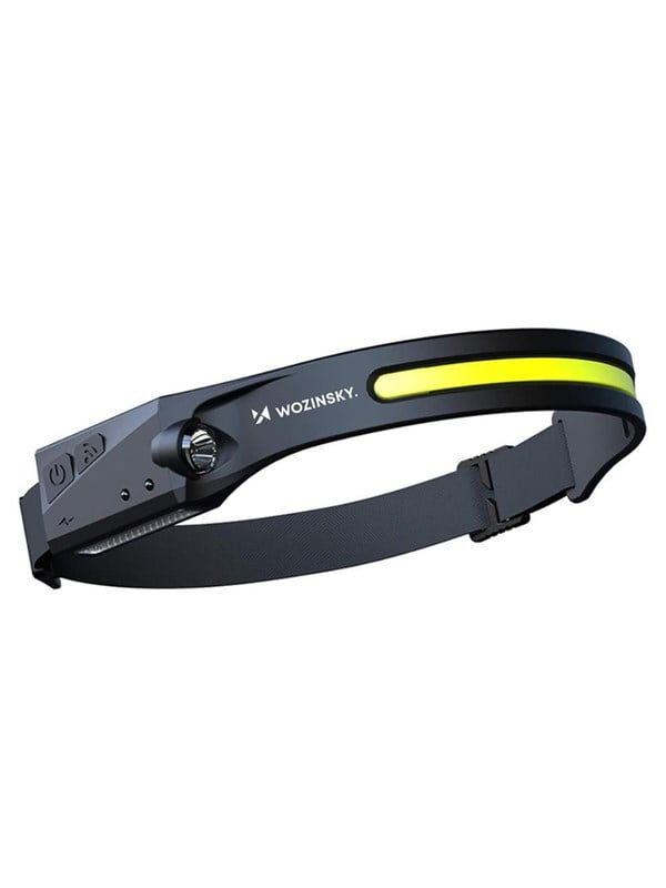 Wozinsky LED/LED COB light WLC-1200 350lm CREE LED Headlamp IPX4 with Motion Sensor - Black