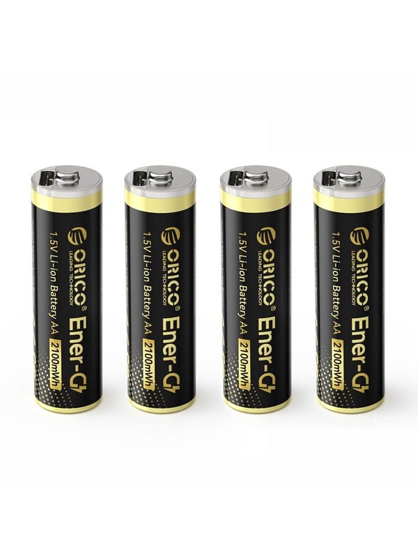 ORICO Ener-G EG5C lithium battery 15V 2100mWh AA USB-C rechargeable battery 4 pcs