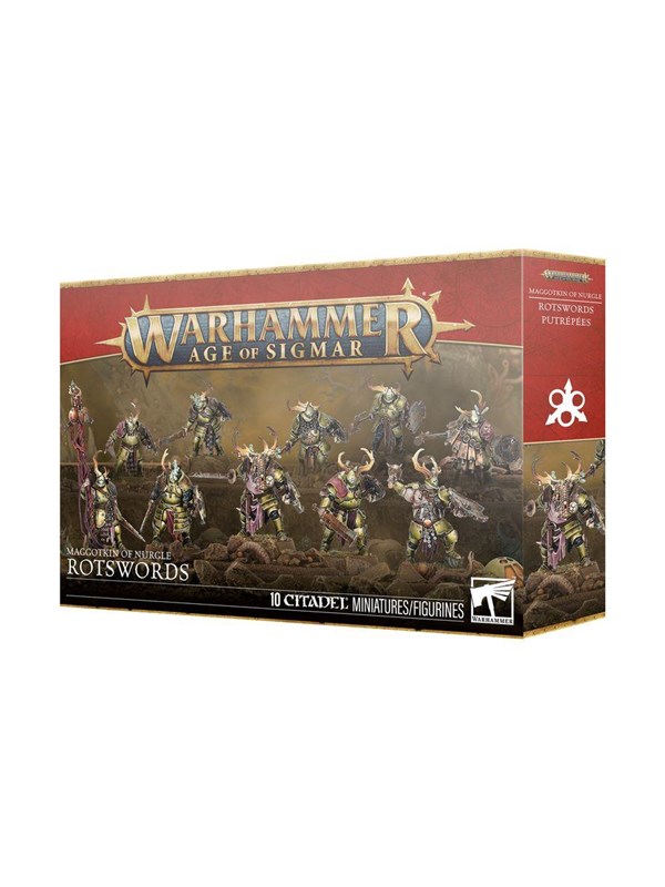 Figurine Games Workshop Warhammer AoS - Maggotkin of Nurgle : Rotswords