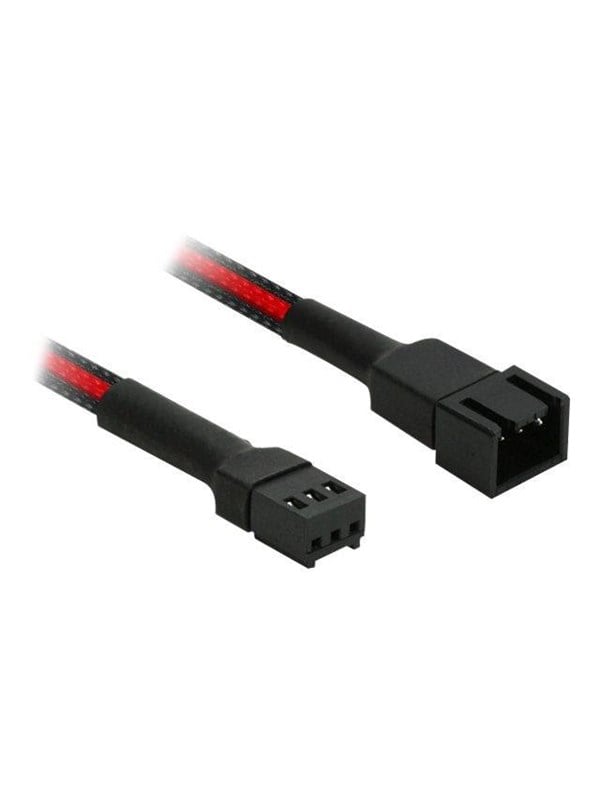 Image of Nanoxia Single Sleeve - fan power extension cable - 3 pin Molex to 3 pin Molex - 30 cm