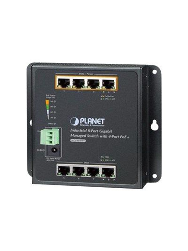 Verwalteter Switch PLANET WGS-804HPT 8 Ports PoE+ Wandmontage
