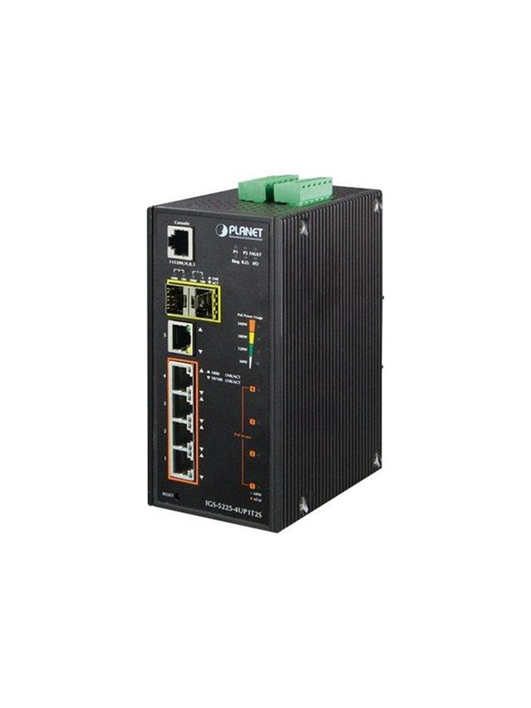 PLANET Industrial L2+ 4-Port 10 100 1000T Ultr