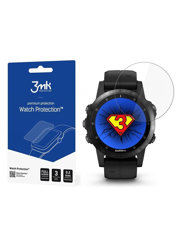 3mk Hybrid Glass  Watch Protection FlexibleGlass for Garmin Fenix 5 Plus