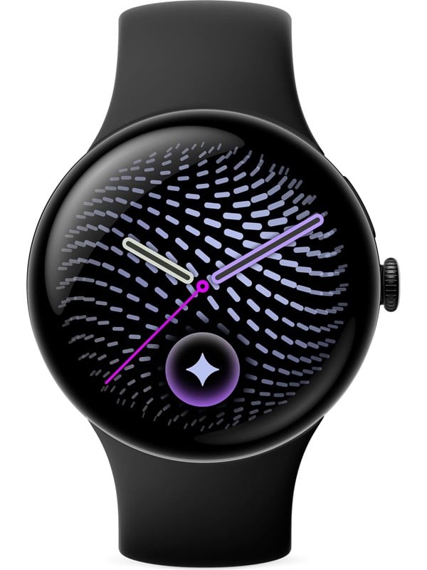 Google Pixel Watch 5 Bluetooth GPS NFC 45mm Schwarz Armband S/M
