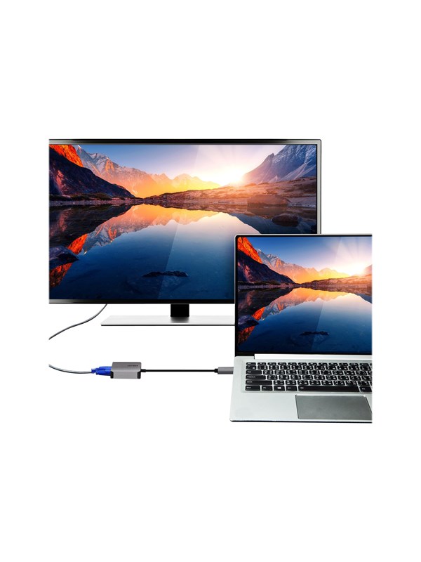 ATEN UC3002A USB-C®   VGA Adapter Aluminium (Metallic) 030 m