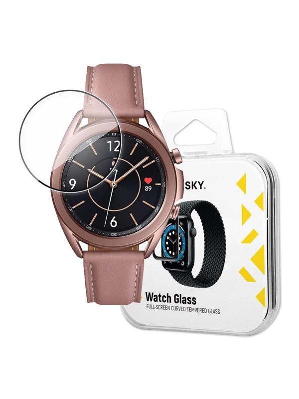 Wozinsky Watch Glass Hybridglas fr Samsung Galaxy Watch 3 41 mm Schwarz