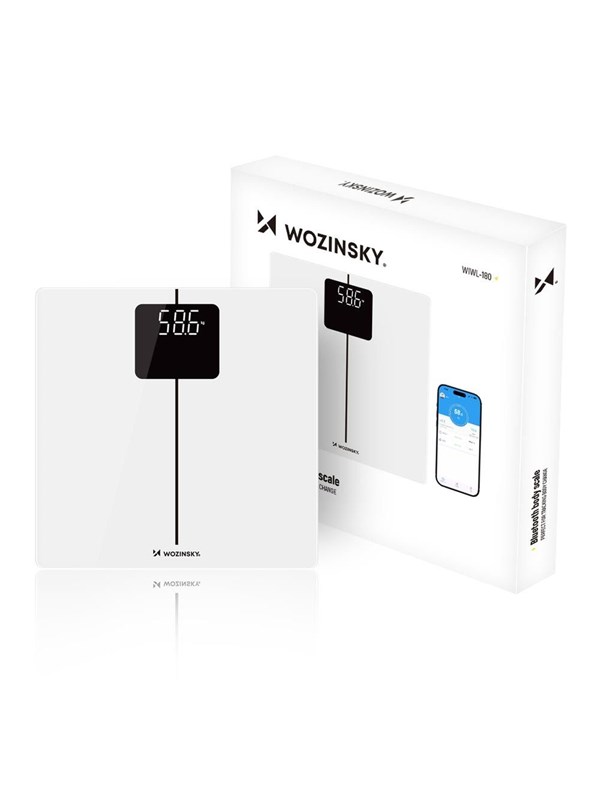 Wozinsky WIWL-180 Smarte Bluetooth Badezimmerwaage - Wei