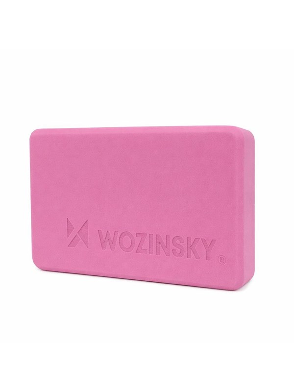 Wozinsky WKDJ-P Yoga-Block für Pilates und Dehnübungen - pink