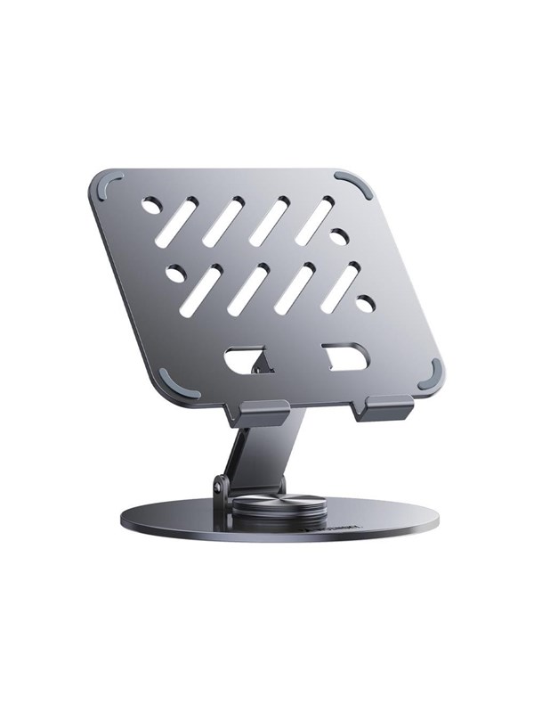 Wozinsky WRS-DSY84SS 360 drehbarer Tablet-Stnder aus Aluminium - grau