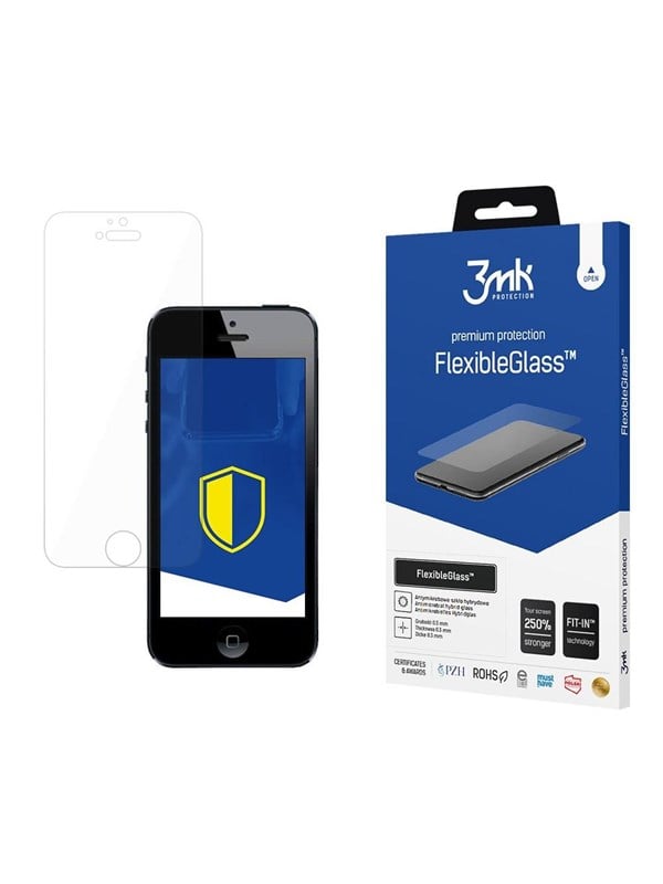 Image of 3mk FlexibleGlass Hybrid Glass - iPhone 5 / 5S / SE