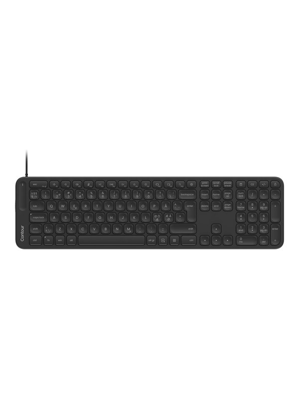Contour Balance - Tastatur - Nordic ISO - Schwarz
