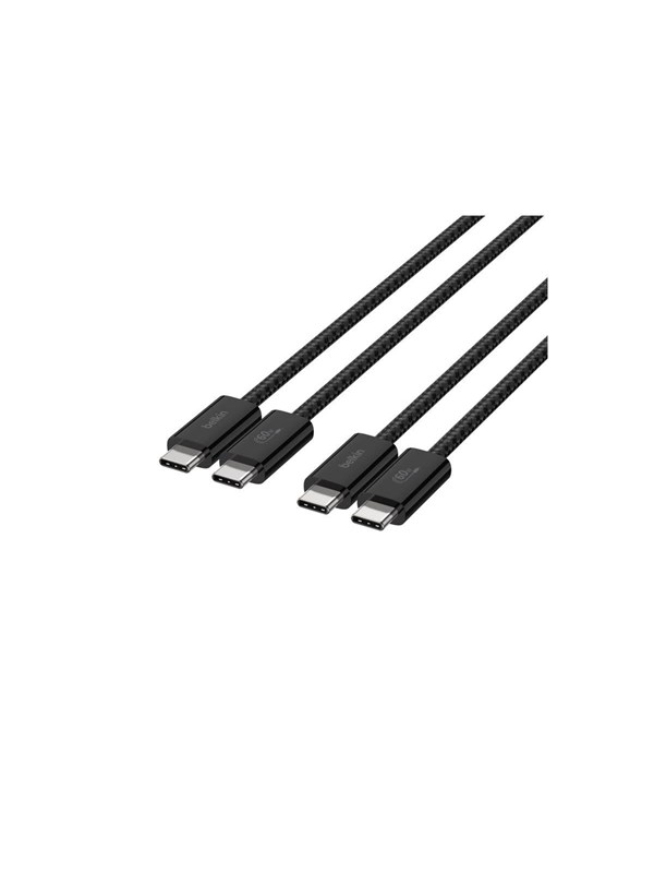 Belkin Belkin BoostCharge geflochtenes USB-C/USB-A Kabel 2m, schwarz