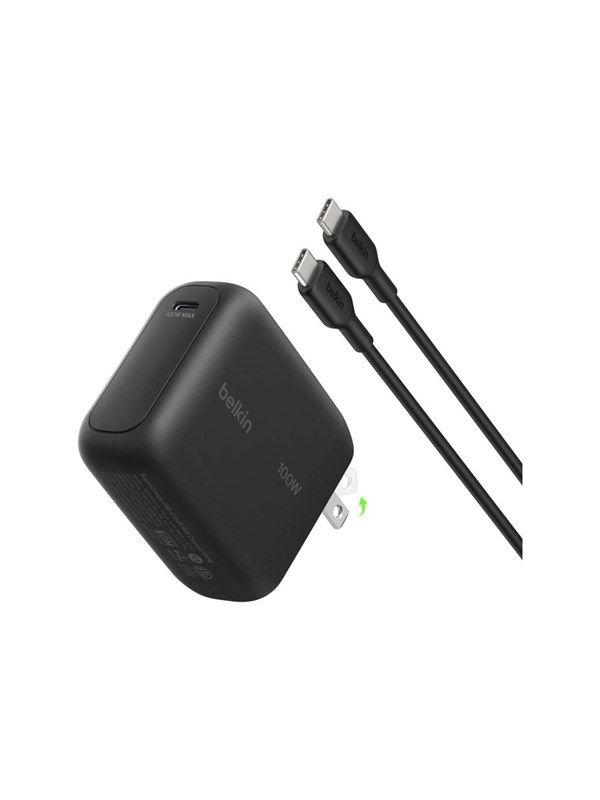 Belkin Belkin BoostCharge 100W USB-C GAN Ladegerät 1,5m Kabe, blk